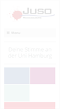 Mobile Screenshot of jusos-uhh.de